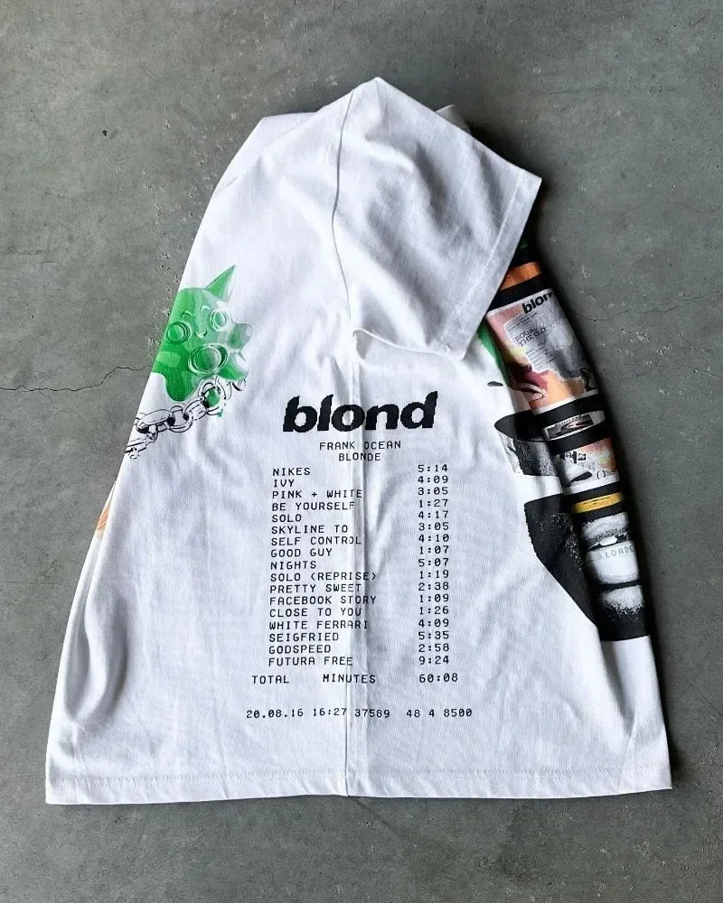 Camiseta Streetwear Retrô Y2K - Frank Ocean