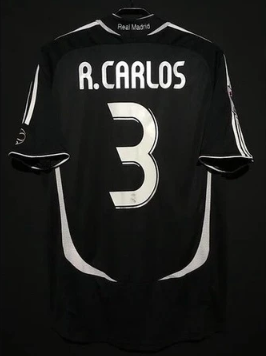 Camisa Retro Real Madrid Black