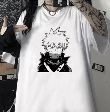 Camiseta Unissex Bakugou Boku no Hero